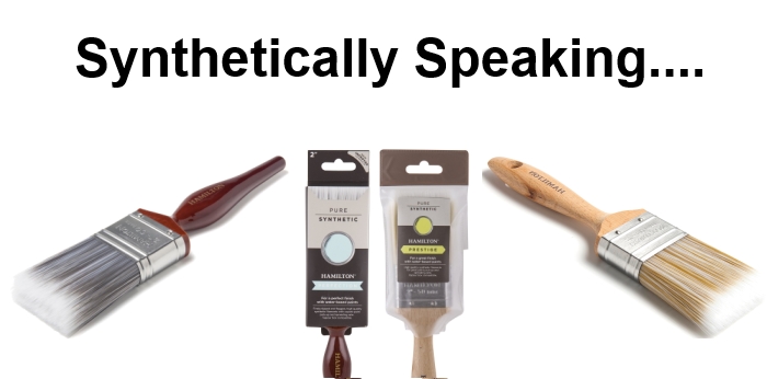 synthetic paint brushes